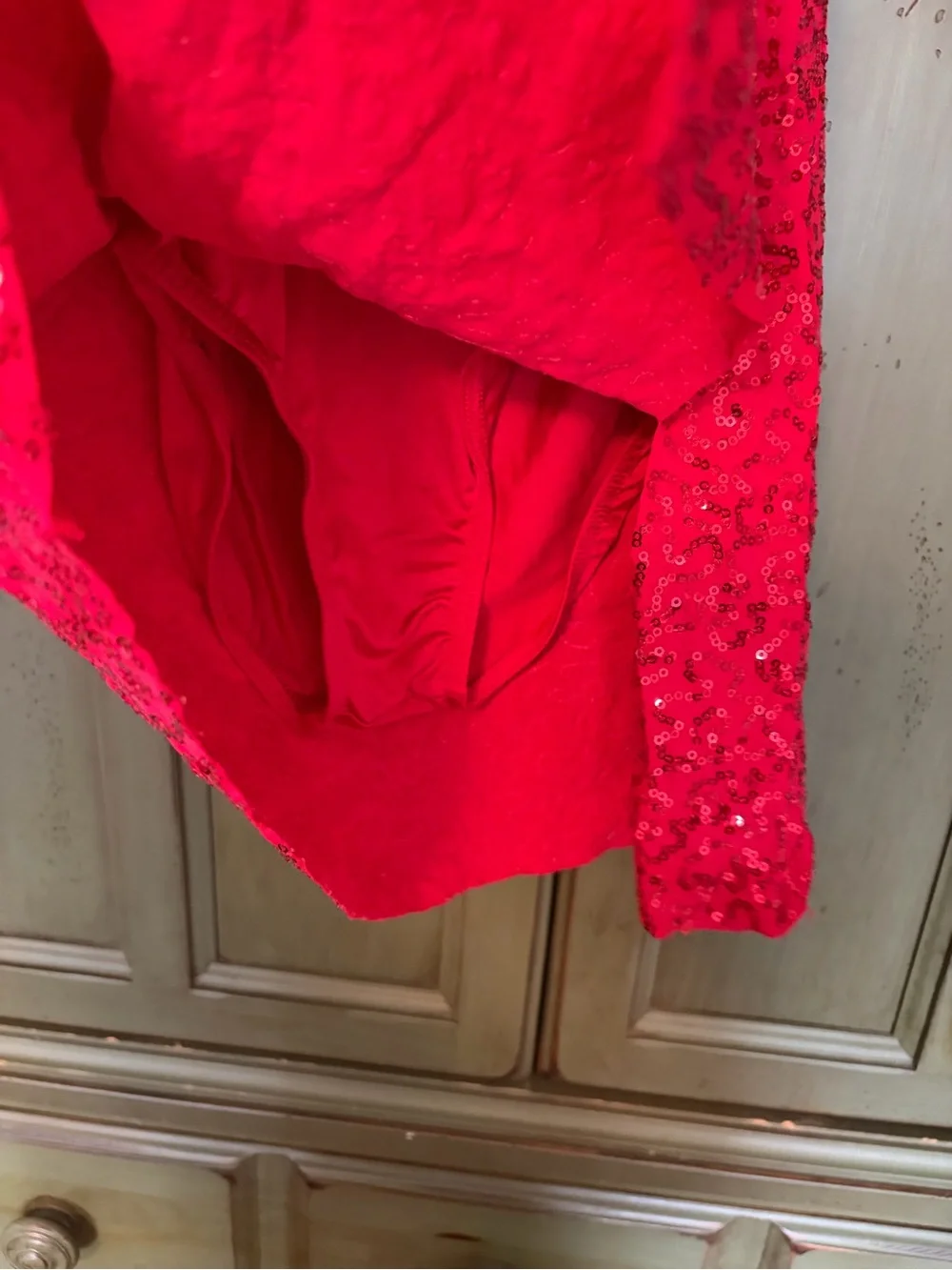 Weissman Red Sequin Halter Costume I’m a Lady 11077